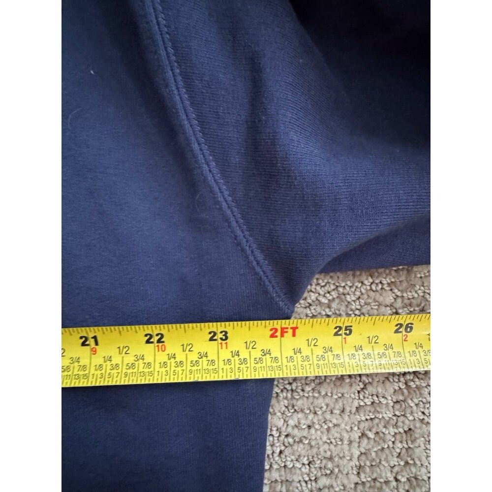Family First Milano Navy Blue Crewneck  Sweatshirt American USA Flag S Italy - Picture 6 of 9